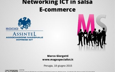 Slide dell’incontro Networking ICT in salsa E-commerce